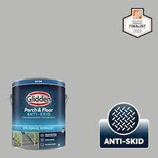 glidden porch and floor 1 gal pp09 4 gray stone satin interior exterior anti skid porch and floor paint with cool surface technology