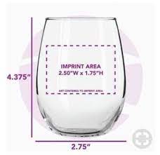 Wine Glass Template Wine Glass Decals