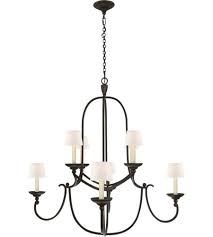 Aged Iron Chandelier Ceiling Light