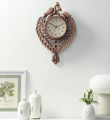 Peacock Style Pendulum Wall Clock