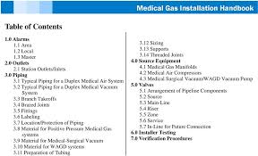 Medical Gas Installation Handbook A Z A Guide To Installing