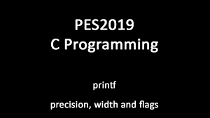 c programming printf precision width