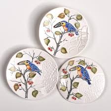 Buy Anna S Bird Wall Plate Set Of 3