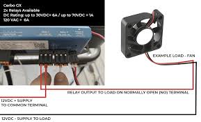 cerbo gx relay wiring for fan vanlife