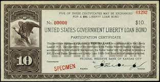los liberty bonds en 1934 respaldados