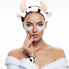 cow headband face wash hair band