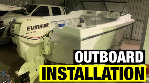 installing a 115hp outboard to brand
