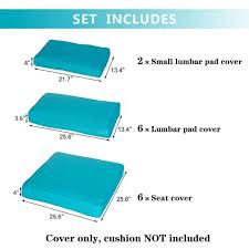 Kinbor Patio Furniture Cushion Covers