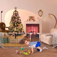 Jaxpety Fireplace Baby Gate Dog Gate