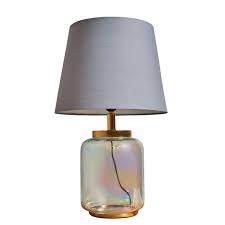 Adria Glass Table Lamp Large Aspen