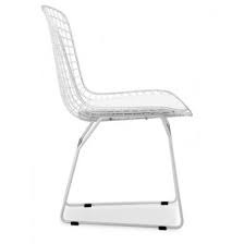 zuo modern wire chair white set of 2