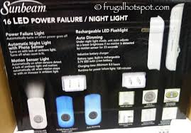 Costco Sale Sunbeam 16 Led Power Failure Night Light 2 Pk 15 99 Frugal Hotspot