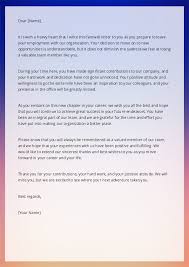 leaving employment letter template