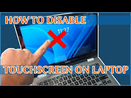 how to disable touch screen on laptop