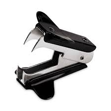 jaw style staple remover black