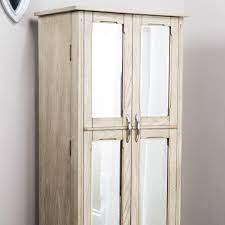 chelsea jewelry armoire taupe mist