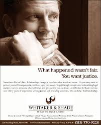 This full page ad was part of a campaign that featured smaller versions of the ad or one with a woman, depending on the phone book the ad would be featured ... - Whitaker-Shade-full-page-ad