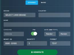 how does credit card generator work