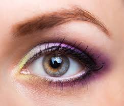 glamorous makeup cilia mascara eye hole
