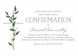 Confirmation Invitation Card First Communion Or Cards