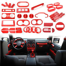 abs red whole set interior decoration