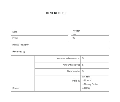 Rent Receipt Format Word In For Income Tax Purpose Payment Rental
