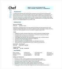 Personal Chef Resume Cook Sample Private Best Of Culinary