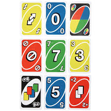 Players take turns matching a card in their hand with the current card shown on top of the deck either by color or number. Uno Mattel Games