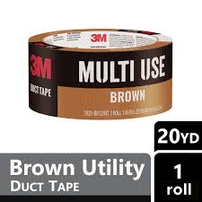 3m brown rubberized duct tape 1 88 in x