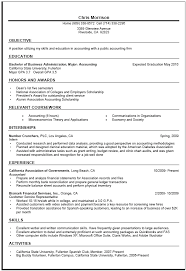 General Resume Sample Career Center Csuf