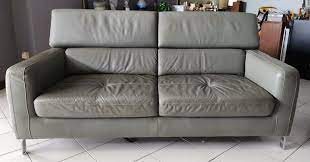 3 seater leather sofa couch furniture
