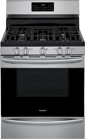 30 gas range with air fry stainless
