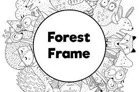 photo frame coloring pages for kids