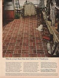 1964 luran vinyl floors vine print
