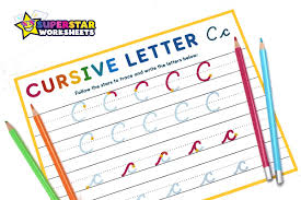 cursive c superstar worksheets