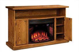 Amish Holmdel Fireplace Tv Stand