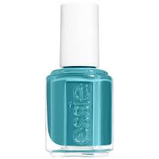 blue teal nail polish nail color essie