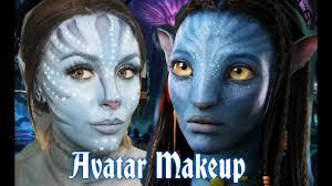 neytiri avatar makeup tutorial on a