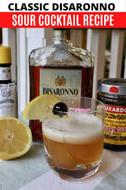 amaretto disaronno sour tail drink