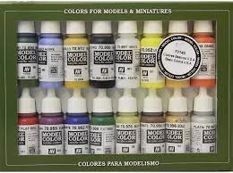 Vallejo Acrylic Model Color Set U S A