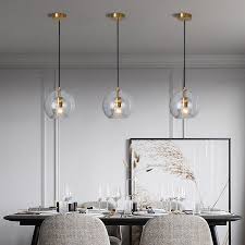 Modern Glass Pendant Light Single Head