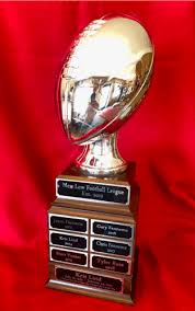 silver fantasy football trophy fantasy