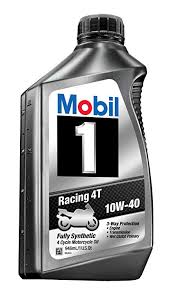 Amazon Com Mobil 1 98ja11 10w 40 Racing 4t Motorcycle Oil