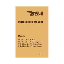 bsa a10 a7 manual shooting star 500