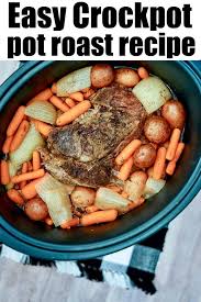 roast with onion soup mix in crockpot