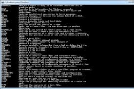list of windows 7 command prompt commands