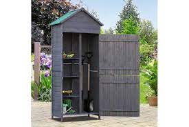 Outsunny 90x50cm Wooden Garden Shed