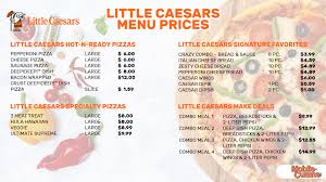 updated little caesars menu s