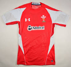 wales rugby under armour shirt xl rugby