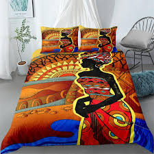 Bedding Sets African Black Woman Art